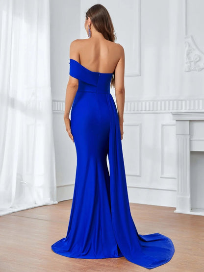 Off-Shoulder Mermaid Evening Gown — authorized product image 2