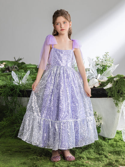 Tween Girls' Tie Shoulder Sparkling Sequin Cami Dress — authorized product image 5