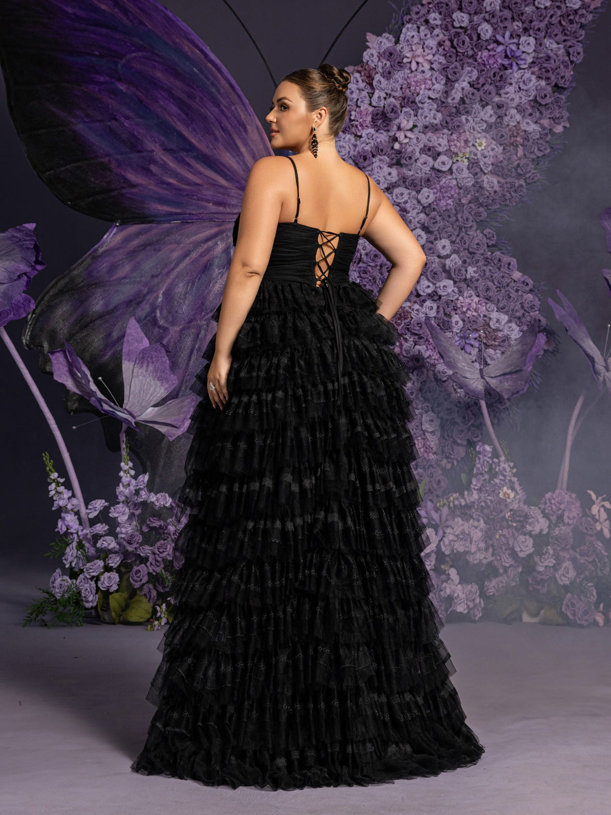Additional product view of Lace-Up Plus-Size Sleeveless A-Line Backless Wedding Dress